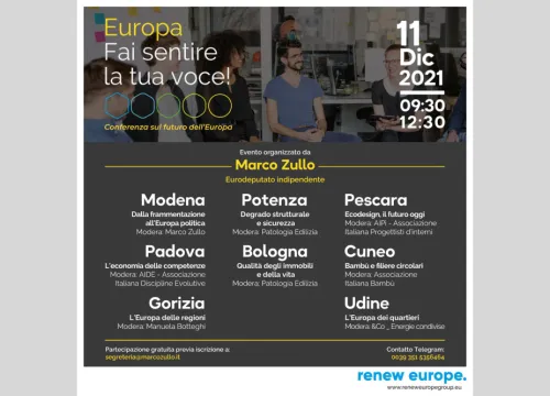 Conferenza sul Futuro dell'Europa - locandina