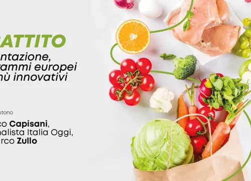 Locandina dibattito sull'alimentazione del 14/03/2019