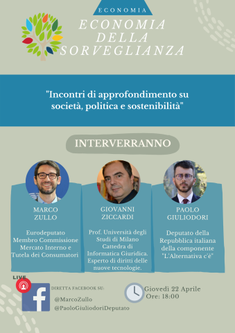 Locandina Economia della sorveglianza