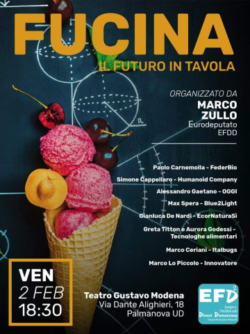 Locandina evento Fucina del 2 febbraio 2018