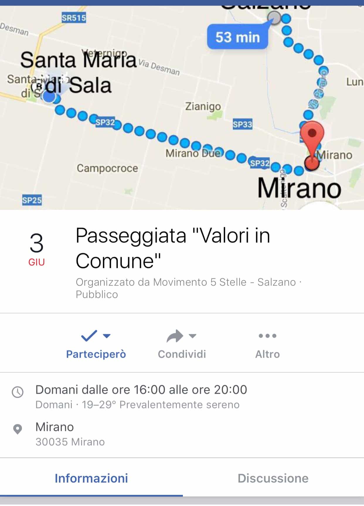 Passeggiata "Valori in Comune" @ Salzano Piazza Mar Del Plata  | Salzano | Veneto | Italia