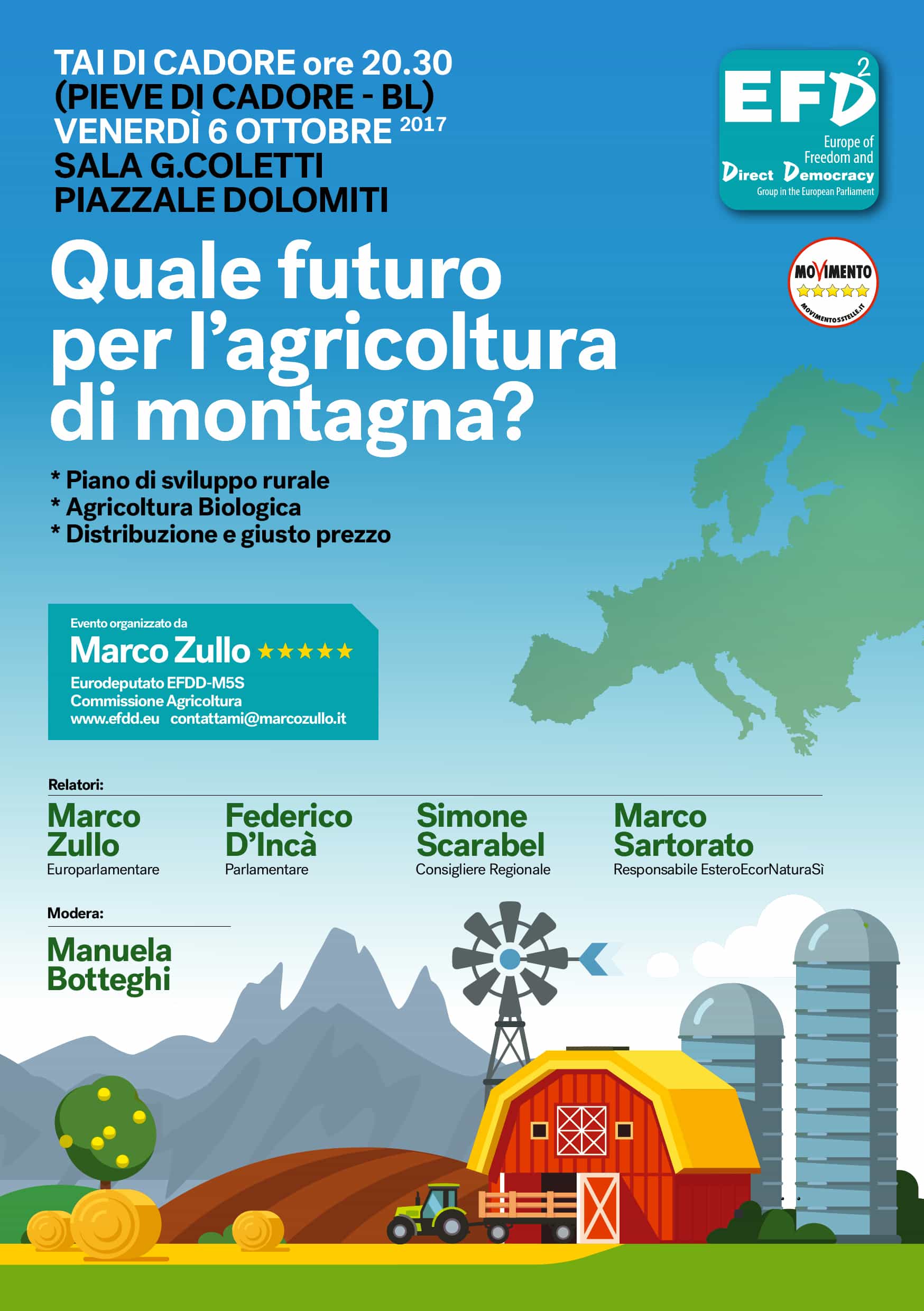Quale futuro per l'agricoltura di montagna? @ Sala G. Coletti | Pieve di Cadore | Veneto | Italia