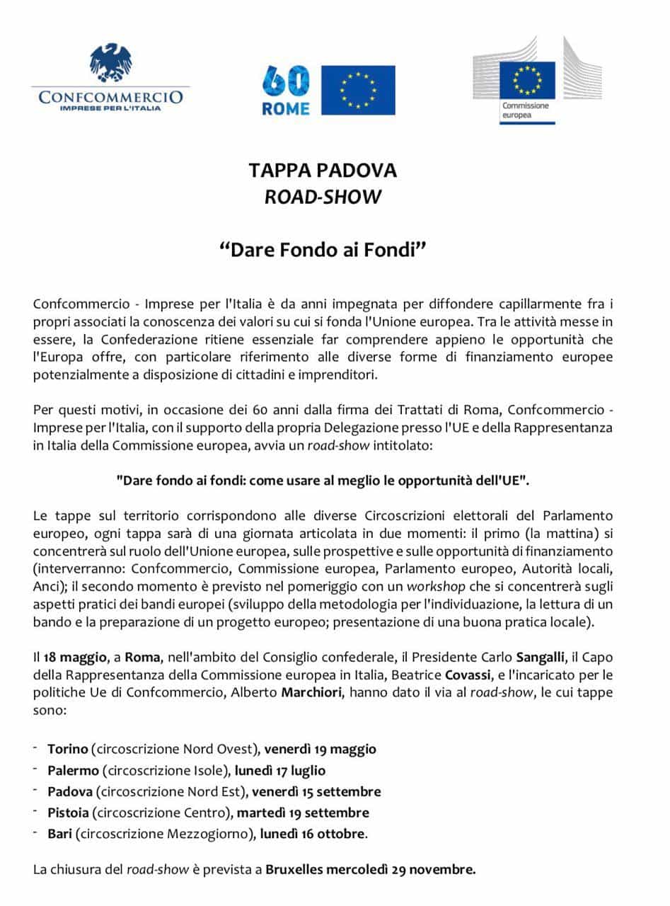 PADOVA: Dare fondo ai fondi: Come usare al meglio l'opportunità dell'UE @ Centro Conferenza CCIAA | Padova | Veneto | Italia