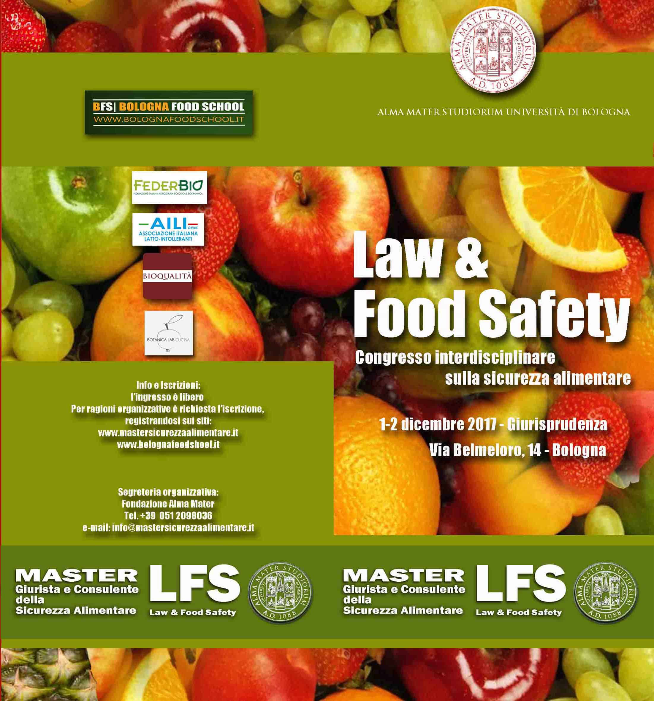 Law & Food Safety @ Bologna