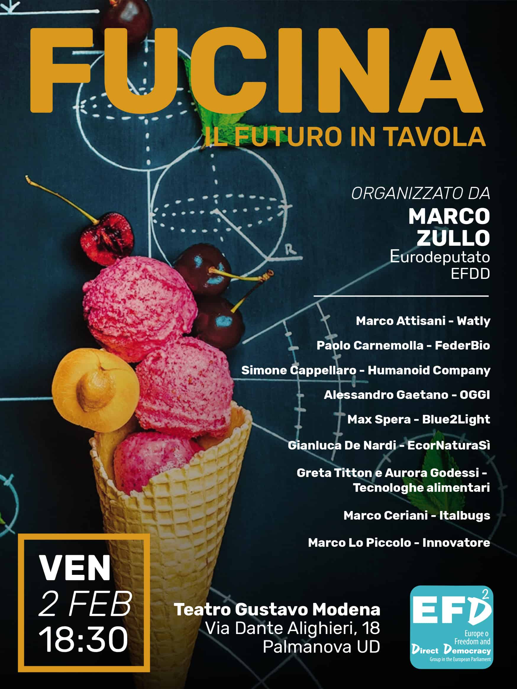 FUCINA - il futuro in tavola[:] @ Teatro Gustavo Modena | Palmanova | Friuli-Venezia Giulia | Italia