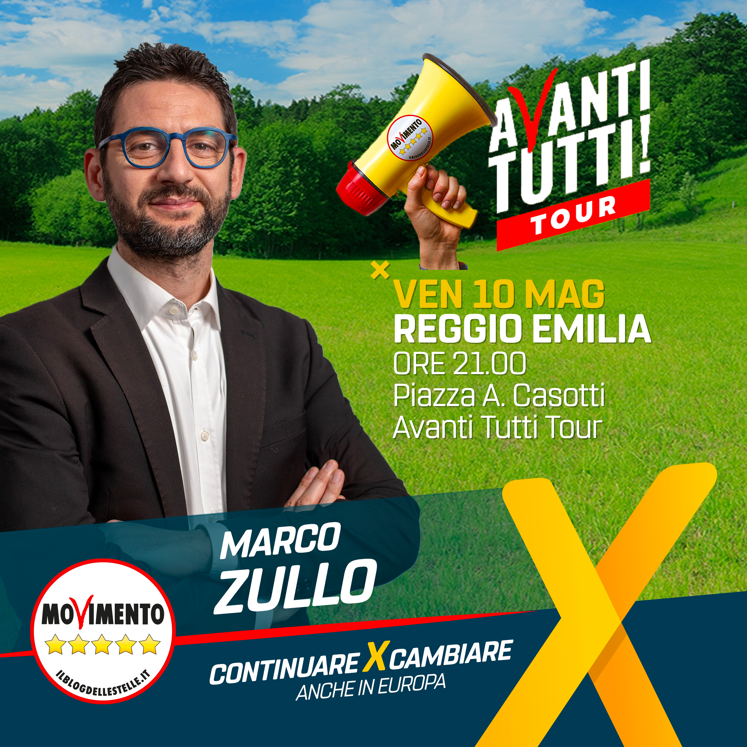 Avanti Tutti Tour - Reggio Emilia